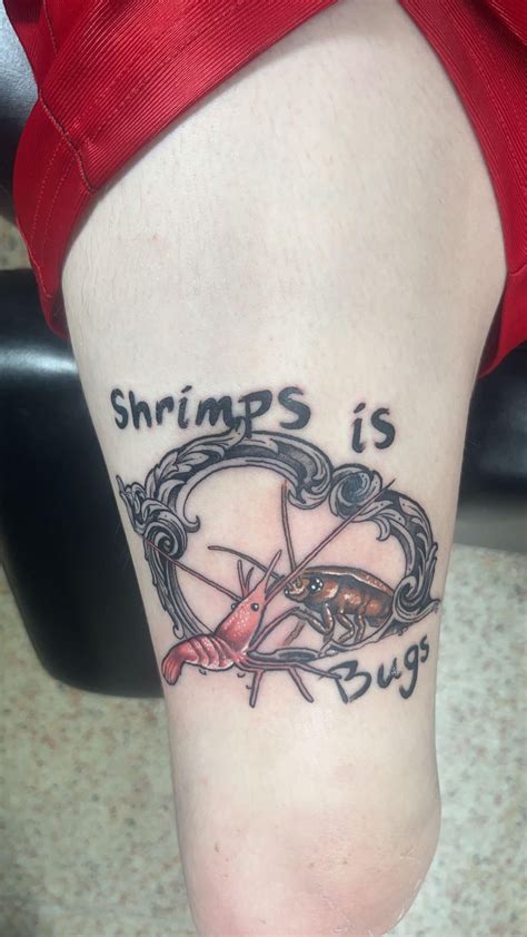 shrimps is bugs tattoo